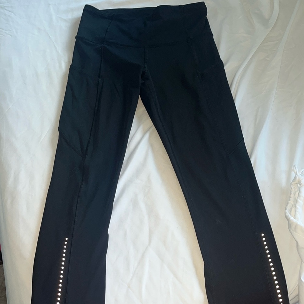 Lulu capris, worn but still have tons of life